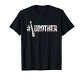 Number One Baseball Brother Fathers T-Shirt - Minimalist Print for Adults - T-Shirt, Sweatshirt, Hoodie