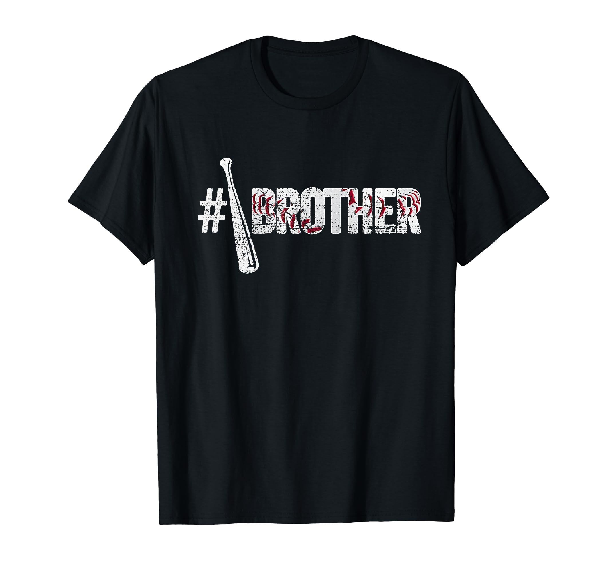 Number One Baseball Brother Fathers T-Shirt - Minimalist Print for Adults - T-Shirt, Sweatshirt, Hoodie