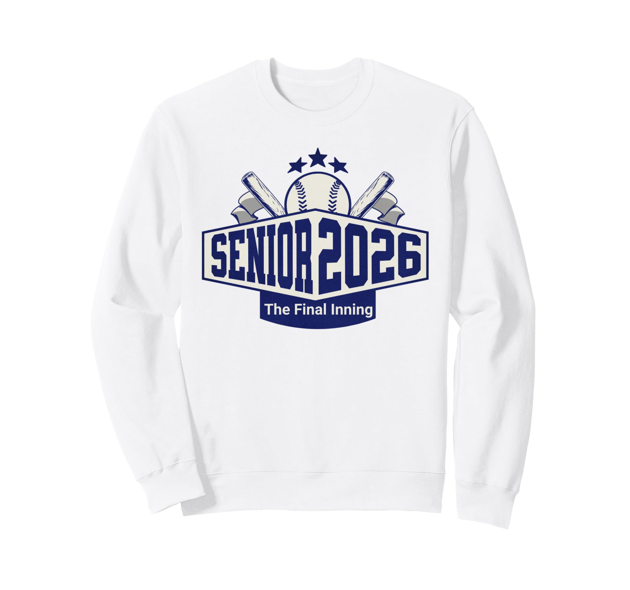 Baseball Senior 2026 Final Inning Sweatshirt - Minimalist Print Men Women - T-Shirt, Sweatshirt, Hoodie