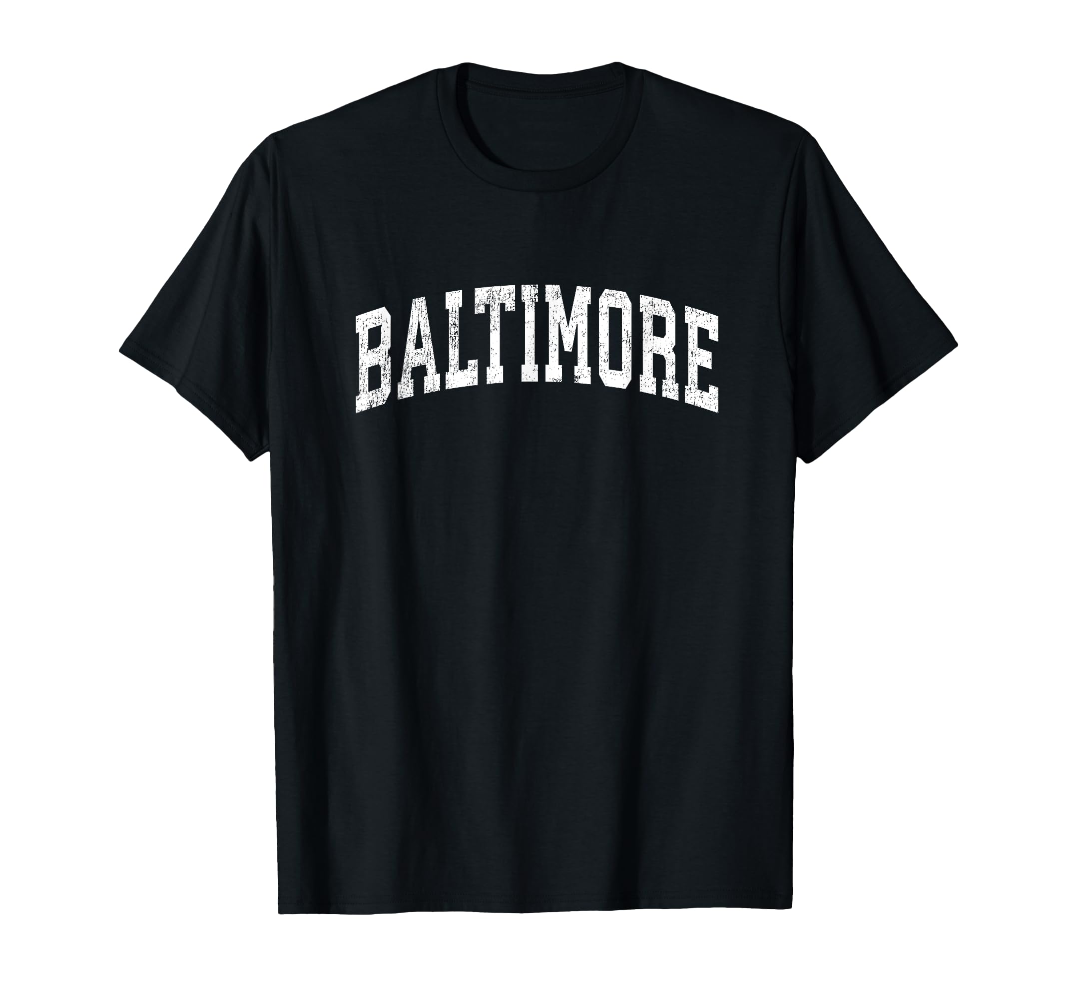 Baltimore Maryland Md Varsity Sports T-Shirt - Custom Art Print Men Women - T-Shirt, Sweatshirt, Hoodie