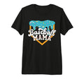 Baseball Mama Drip Ice Cream Tri Blend T-Shirt - Trendy Graphic Men Women - T-Shirt, Sweatshirt, Hoodie