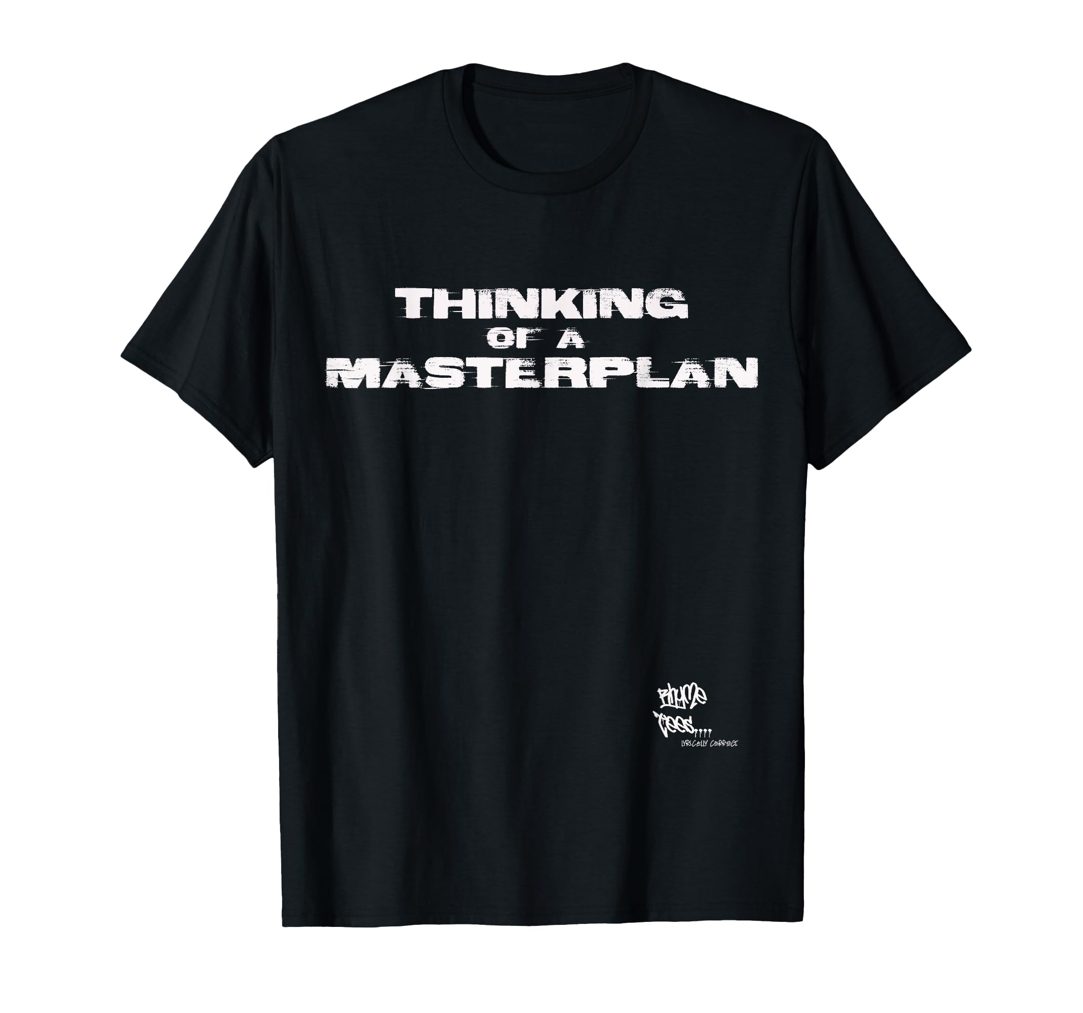 Old School Rap Hip Hop Masterplan 80S Lyric T-Shirt - Trendy Graphic Unisex - T-Shirt, Sweatshirt, Hoodie