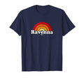 Ravenna Ohio Oh 70S Rainbow T-Shirt - Aesthetic Graphic Unisex - T-Shirt, Sweatshirt, Hoodie