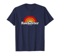 Rochester New York Ny 70S Rainbow T-Shirt - Streetwear Style Unisex - T-Shirt, Sweatshirt, Hoodie