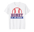 Honey Rookie 1St Birthday Baseball T-Shirt - Unique Graphic for Adults - T-Shirt, Sweatshirt, Hoodie