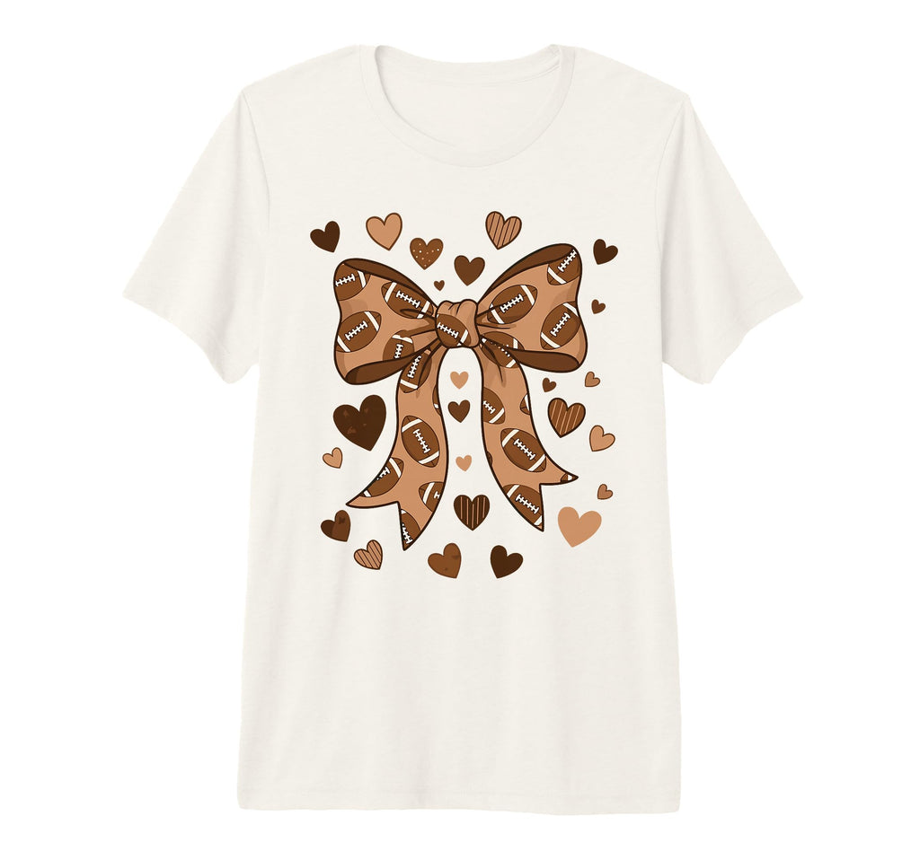 Coquette Football Football Mom Game T-Shirt - Novelty Apparel Men Women - T-Shirt, Sweatshirt, Hoodie