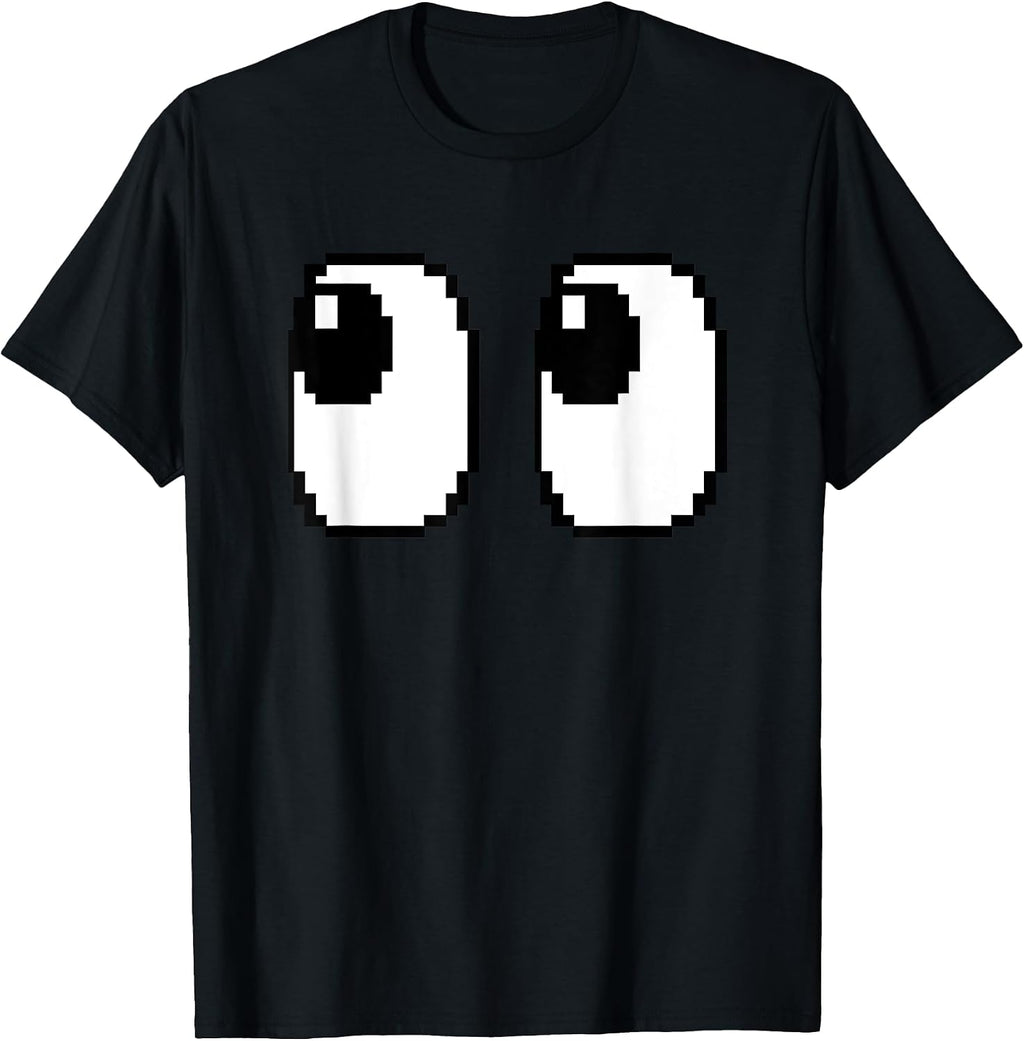Funny Game Ghost Eyes 80s Halloween - Adult & Kids T-Shirts, Sweatshirts & Hoodies apparel design preview 1