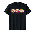 Peace Love Kamala Harris Peace Sign Heart T-Shirt - Unique Graphic Unisex - T-Shirt, Sweatshirt, Hoodie