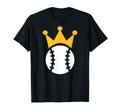 Baseball Crown T-Shirt - Minimalist Print for Adults - T-Shirt, Sweatshirt, Hoodie