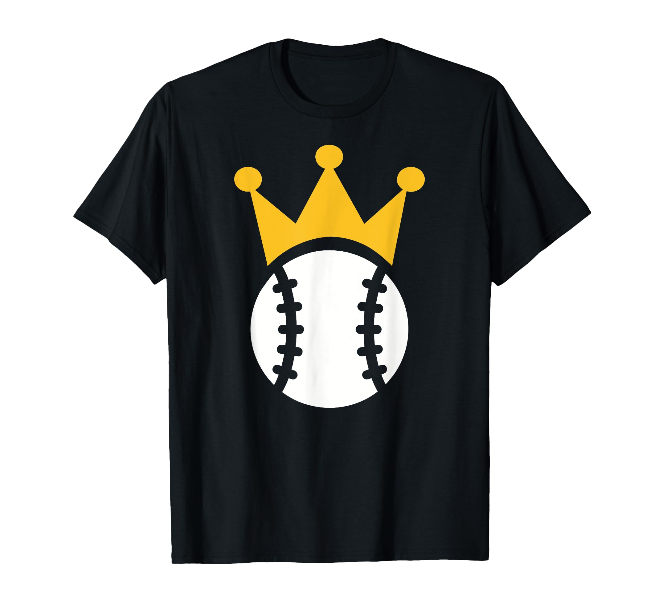Baseball Crown T-Shirt - Minimalist Print for Adults - T-Shirt, Sweatshirt, Hoodie
