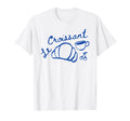 Le Croissant Aesthetic Y2K T-Shirt - Minimalist Print for Adults - T-Shirt, Sweatshirt, Hoodie