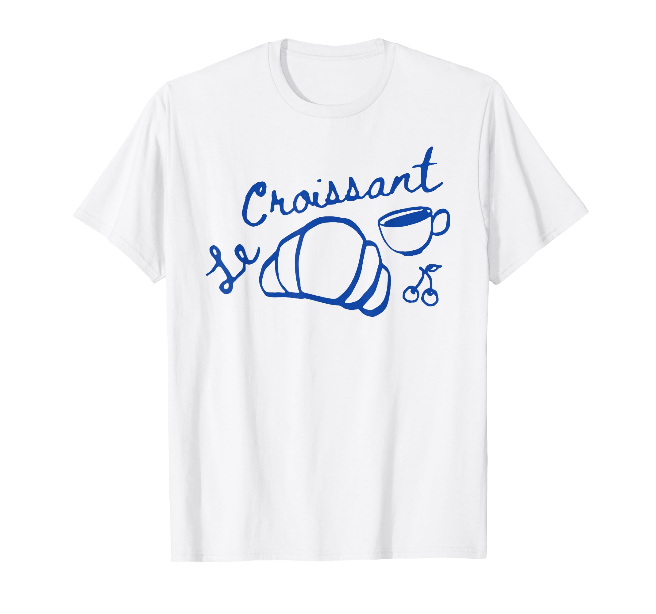 Le Croissant Aesthetic Y2K T-Shirt - Minimalist Print for Adults - T-Shirt, Sweatshirt, Hoodie