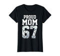 Womens Proud Mom Volleyball Player Number T-Shirt - Unique Graphic Unisex - T-Shirt, Sweatshirt, Hoodie