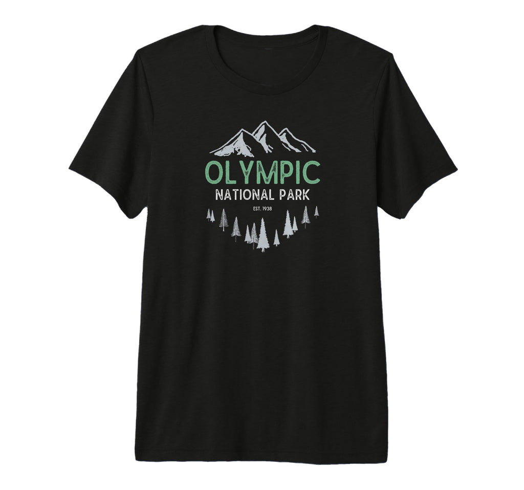 National Park Olympic National Park T-Shirt - Fun Novelty Design Men Women - T-Shirt, Sweatshirt, Hoodie