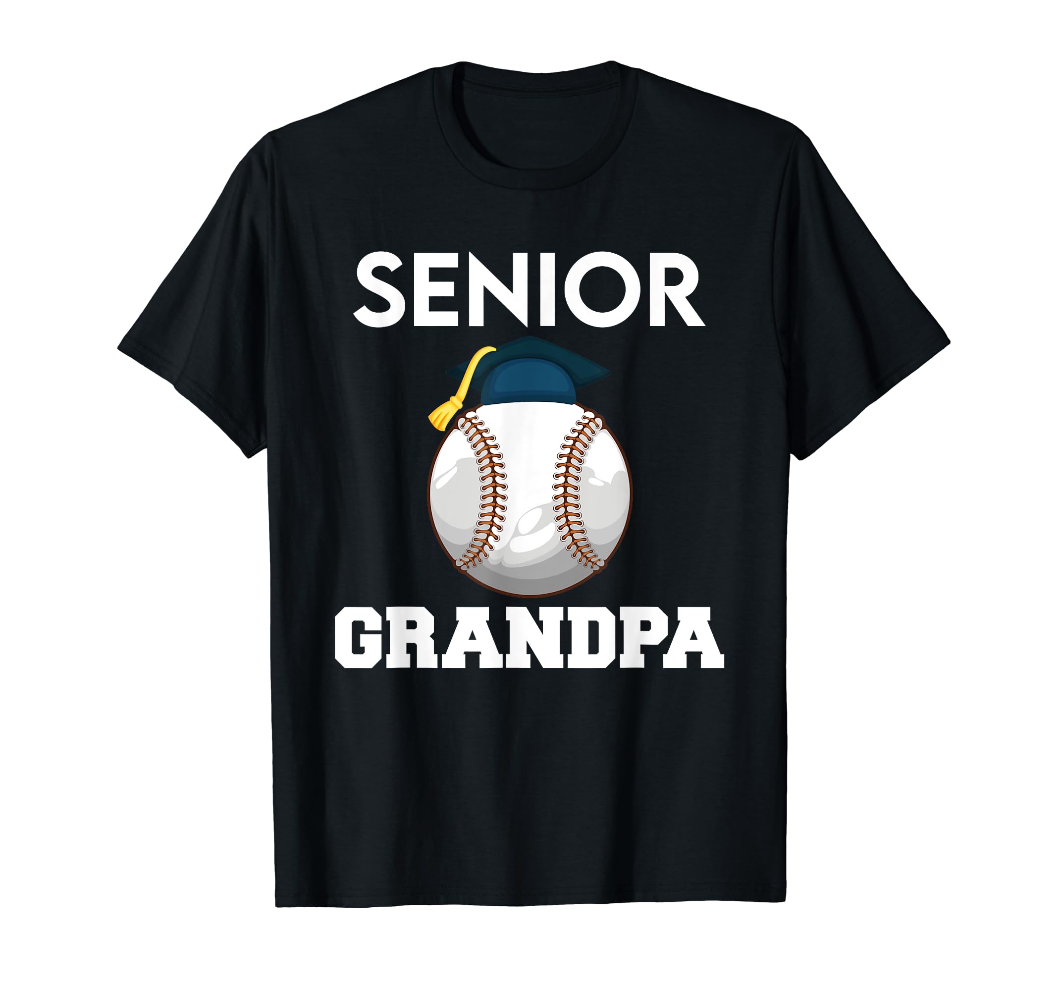 Senior Grandpa Baseball Grandfather T-Shirt - Trendy Graphic for Adults - T-Shirt, Sweatshirt, Hoodie