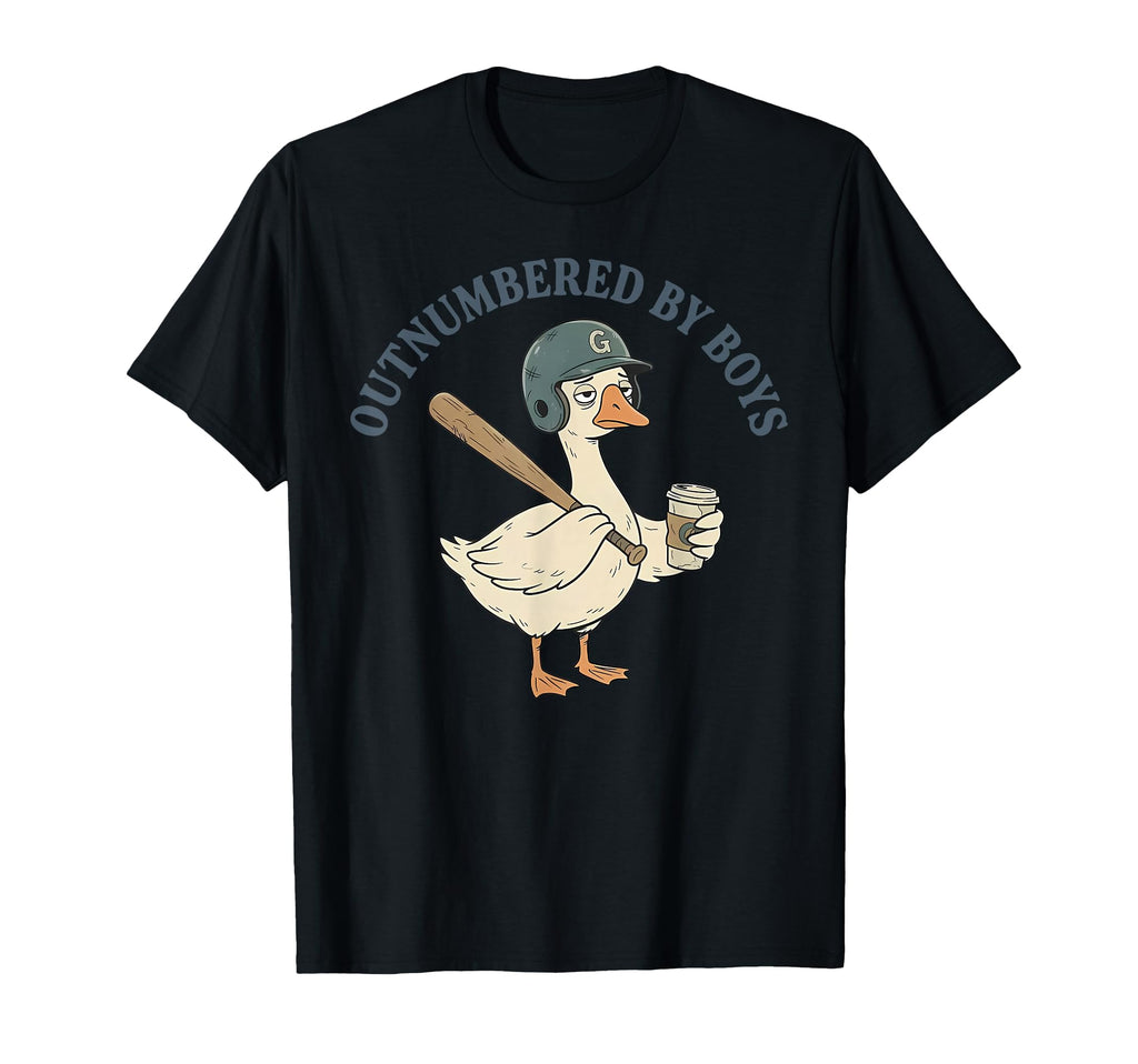 Funny Mom Goose Mothers Day Outnumbered T-Shirt - Trendy Graphic Unisex - T-Shirt, Sweatshirt, Hoodie