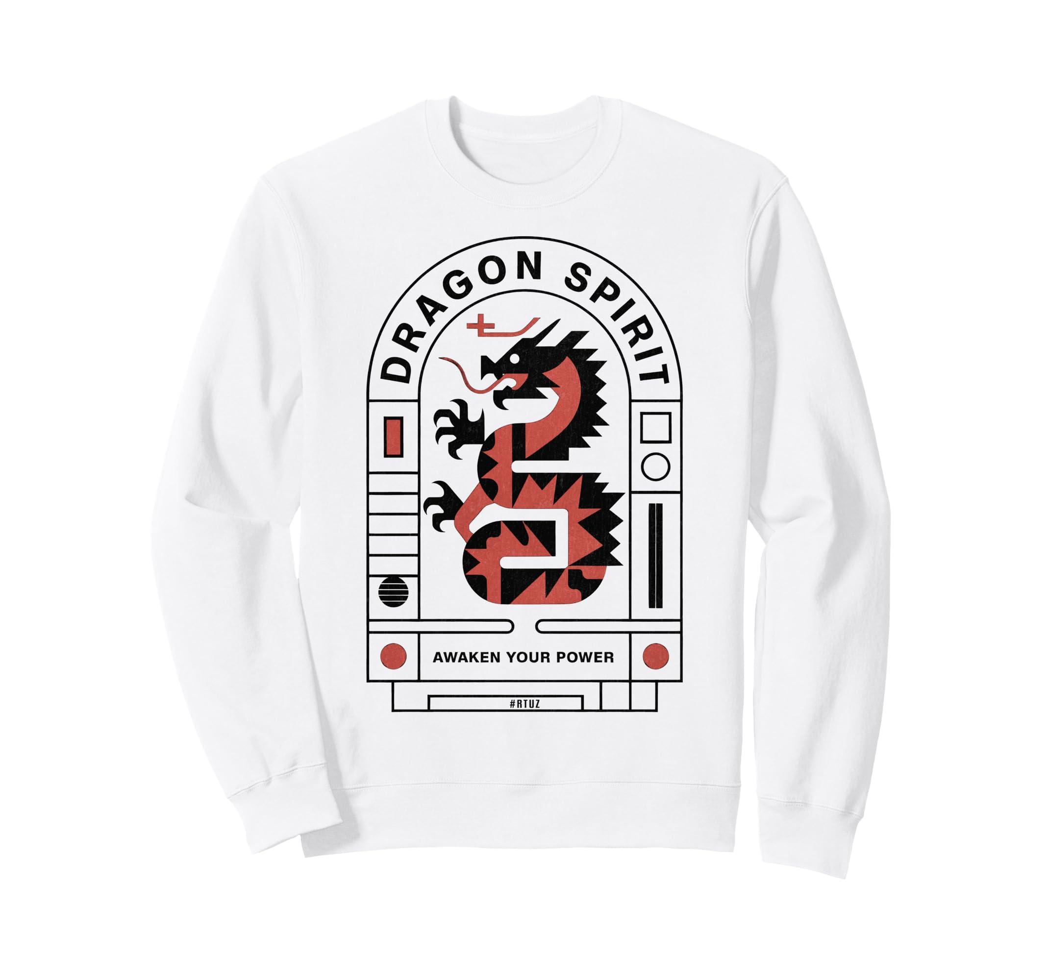 Aesthetic Dragon Streetwear Sweatshirt - Minimalist Print Unisex - T-Shirt, Sweatshirt, Hoodie