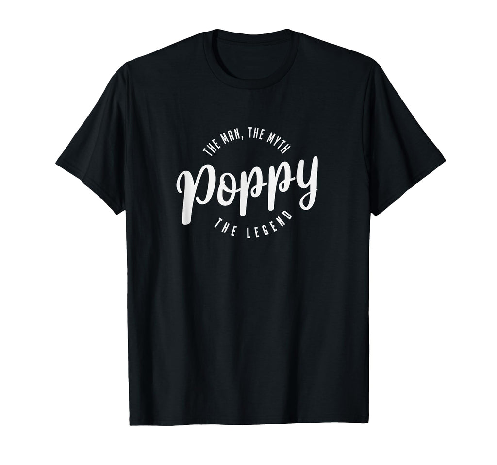 Poppy Myth Legend Distressed T-Shirt - Graphic Print for Adults - T-Shirt, Sweatshirt, Hoodie