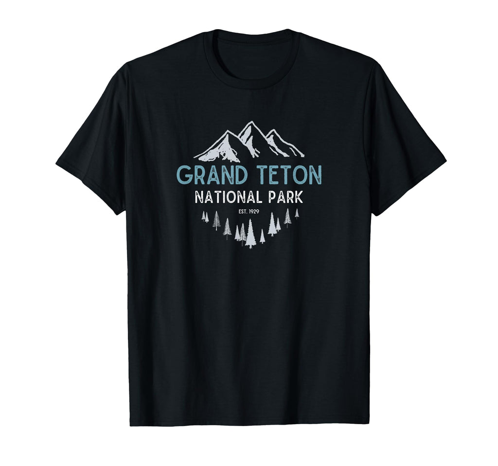 Grand Teton National Park Est 1929 T-Shirt - Aesthetic Graphic for Adults - T-Shirt, Sweatshirt, Hoodie