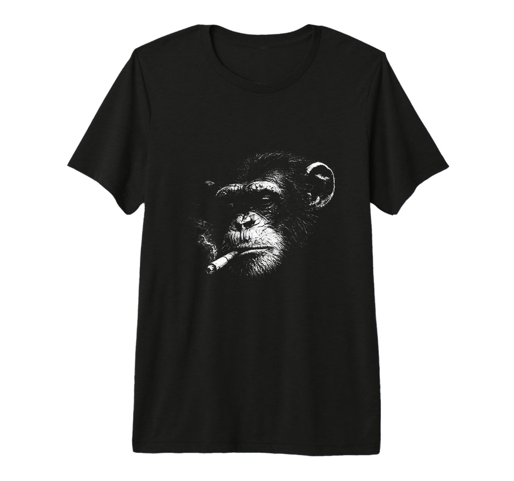 Grunge Cigarette Chimpanzee Meme 90S T-Shirt - Trendy Graphic Men Women - T-Shirt, Sweatshirt, Hoodie