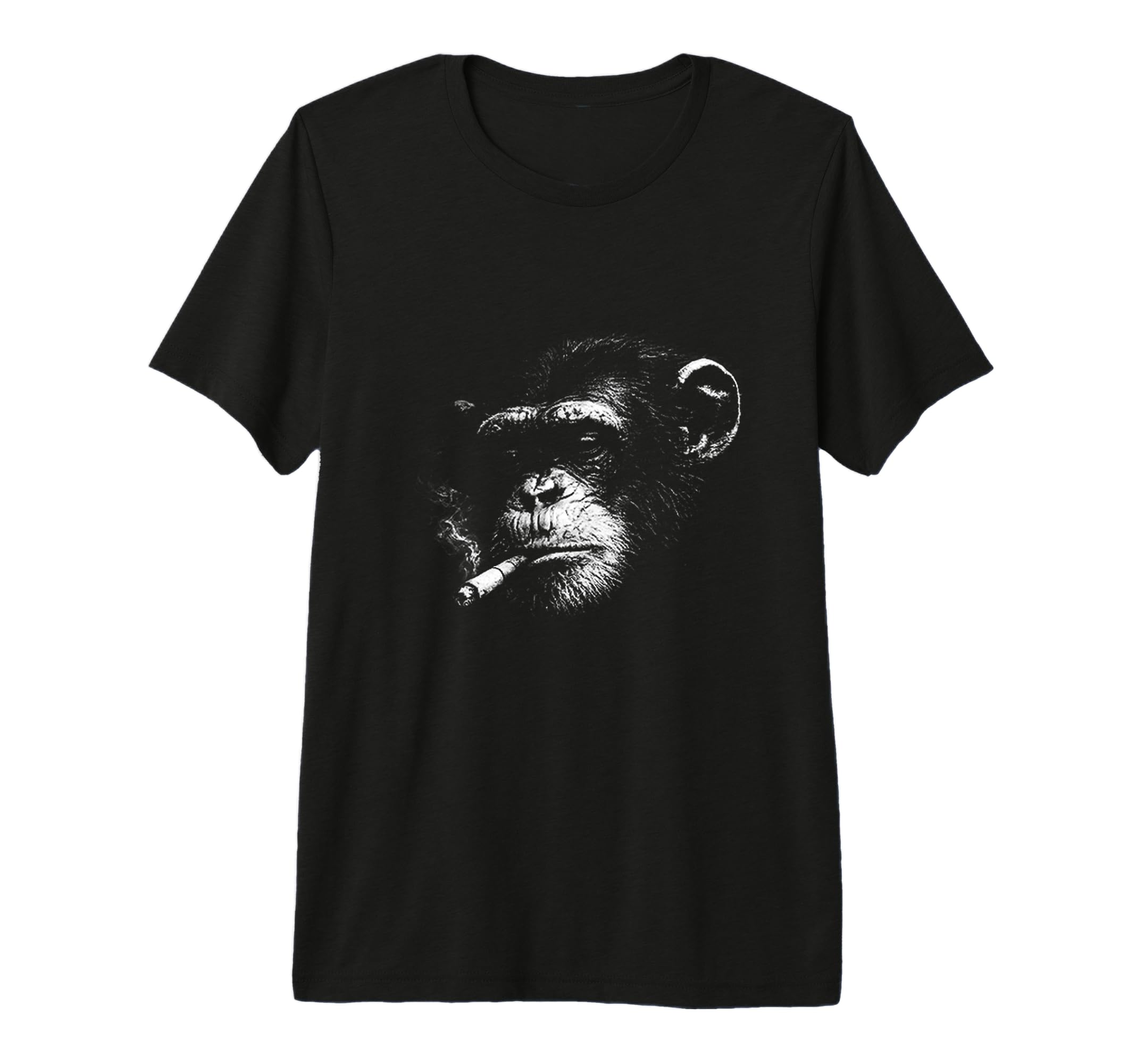 Grunge Cigarette Chimpanzee Meme 90S T-Shirt - Trendy Graphic Men Women - T-Shirt, Sweatshirt, Hoodie