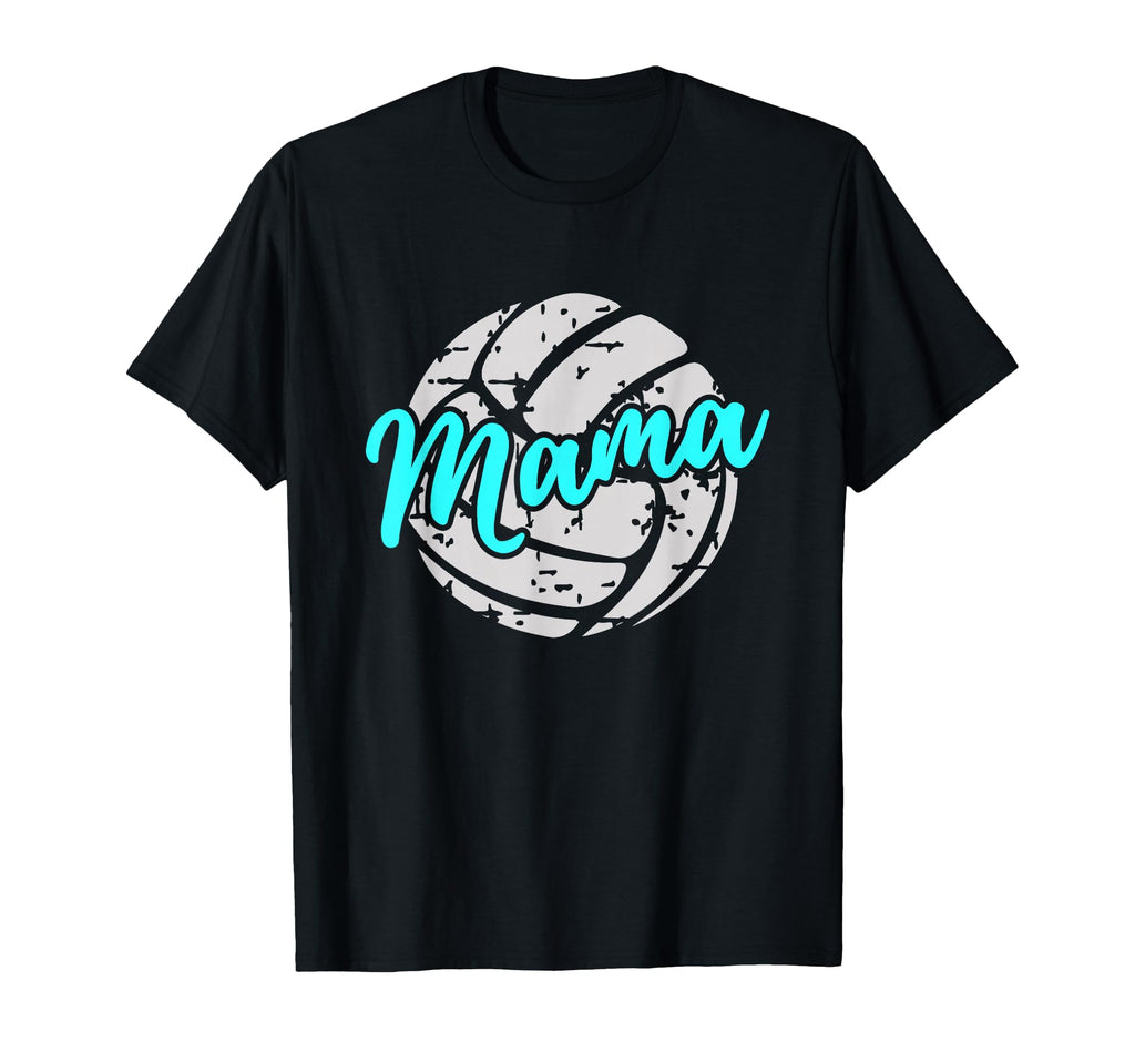 Volleyball Mama Momma Mom Teal Spirit T-Shirt - Streetwear Style Men Women - T-Shirt, Sweatshirt, Hoodie