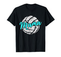 Volleyball Mama Momma Mom Teal Spirit T-Shirt - Streetwear Style Men Women - T-Shirt, Sweatshirt, Hoodie