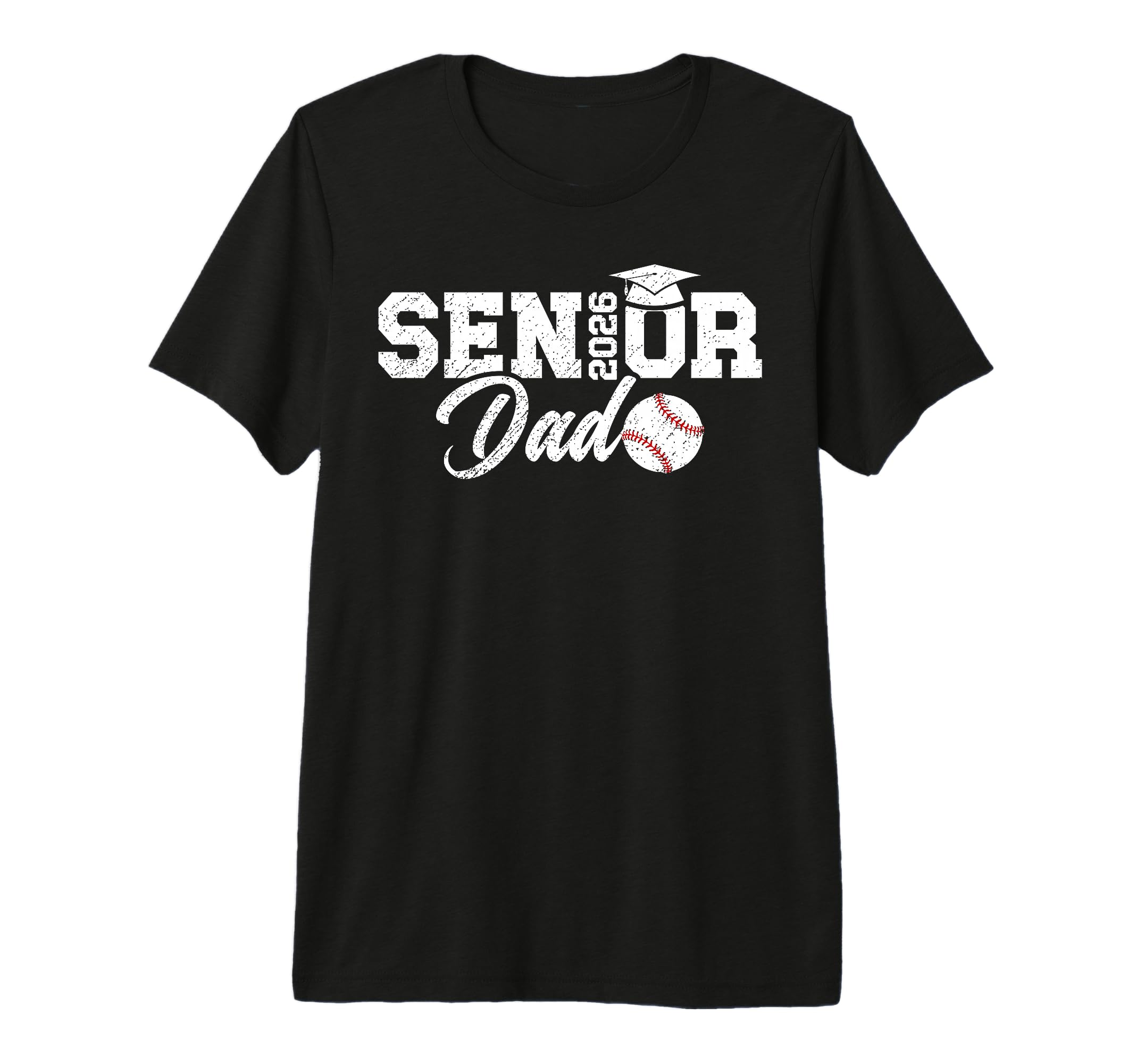 Mens Baseball Senior Dad Senior T-Shirt - Fun Novelty Design for Adults - T-Shirt, Sweatshirt, Hoodie
