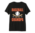 Baseball Grandpa Grandfather Bat Hoodie - Casual Everyday Wear Men Women - T-Shirt, Sweatshirt, Hoodie