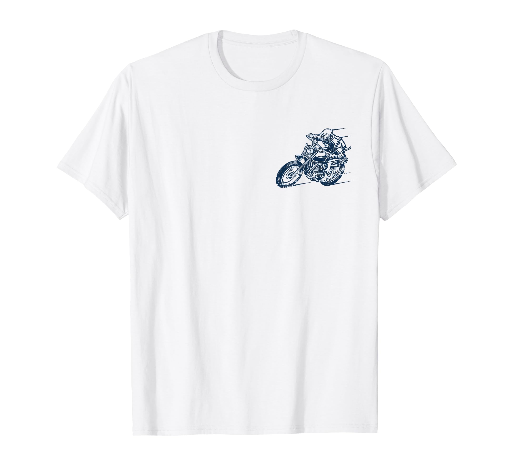 Motorcycle Racing Distressed T-Shirt - Minimalist Print Unisex - T-Shirt, Sweatshirt, Hoodie