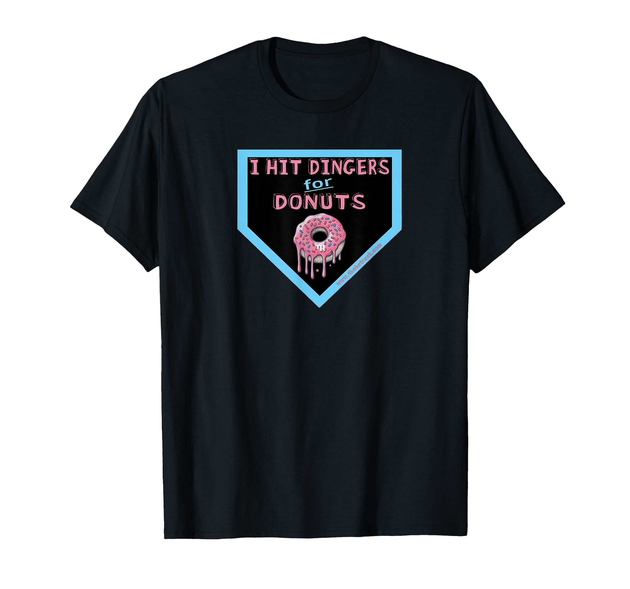 Baseball Home Plate Drip I Hit T-Shirt - Minimalist Print for Adults - T-Shirt, Sweatshirt, Hoodie