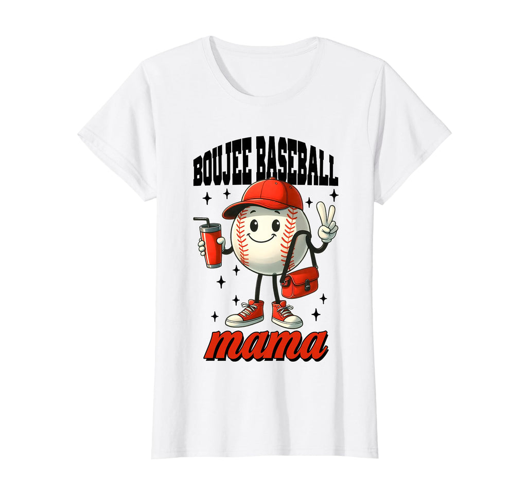 American Baseball Game Fan Baseball Mom T-Shirt - Novelty Apparel Unisex - T-Shirt, Sweatshirt, Hoodie