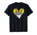 Softball Baseball Sister Heart T-Shirt - Aesthetic Graphic Men Women - T-Shirt, Sweatshirt, Hoodie