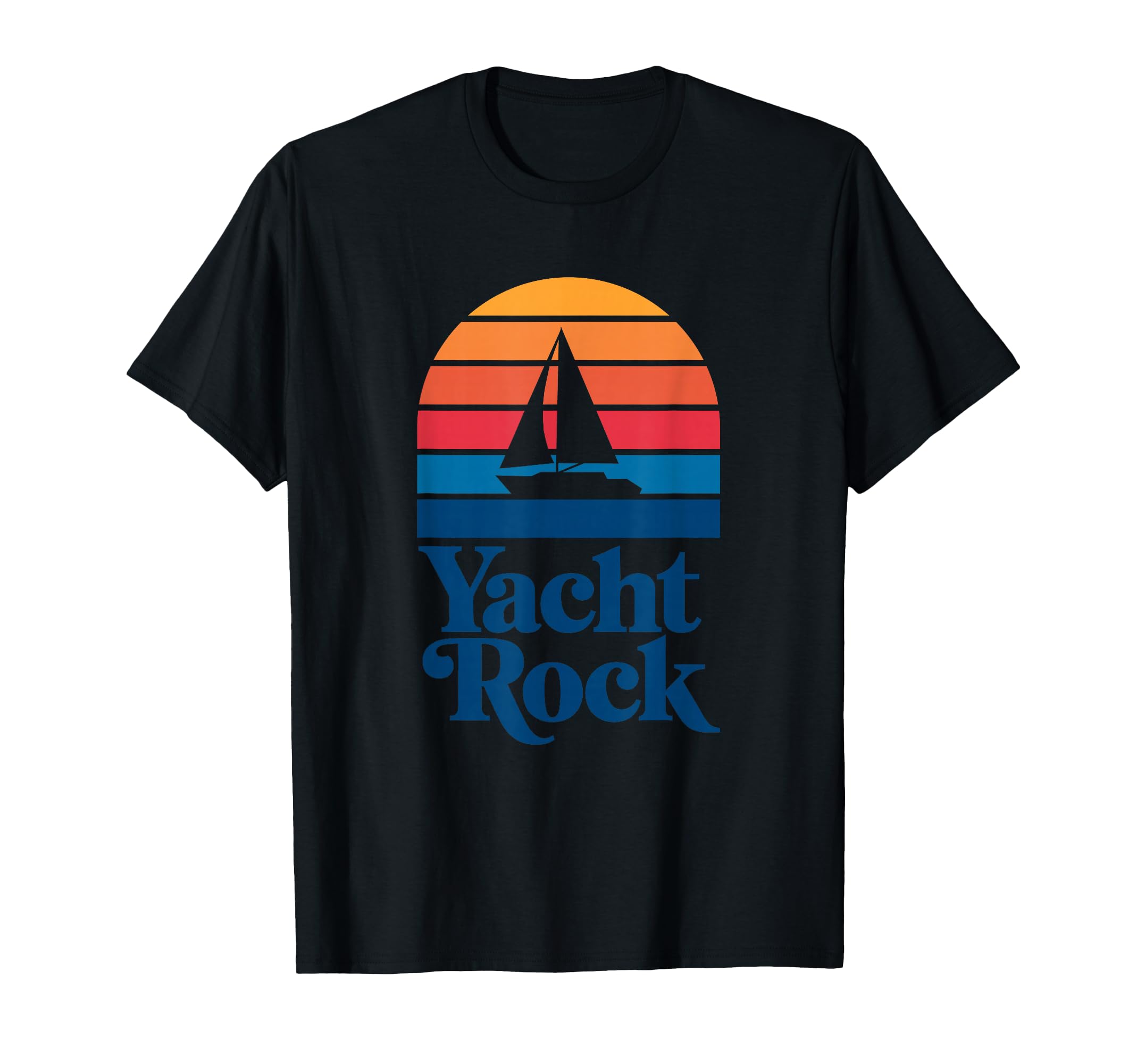Yacht Rock Sunset Sailboat T-Shirt - Unique Graphic for Adults - T-Shirt, Sweatshirt, Hoodie