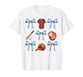 Baseball Coquette Bow Mothers Day T-Shirt - Trendy Graphic for Adults - T-Shirt, Sweatshirt, Hoodie