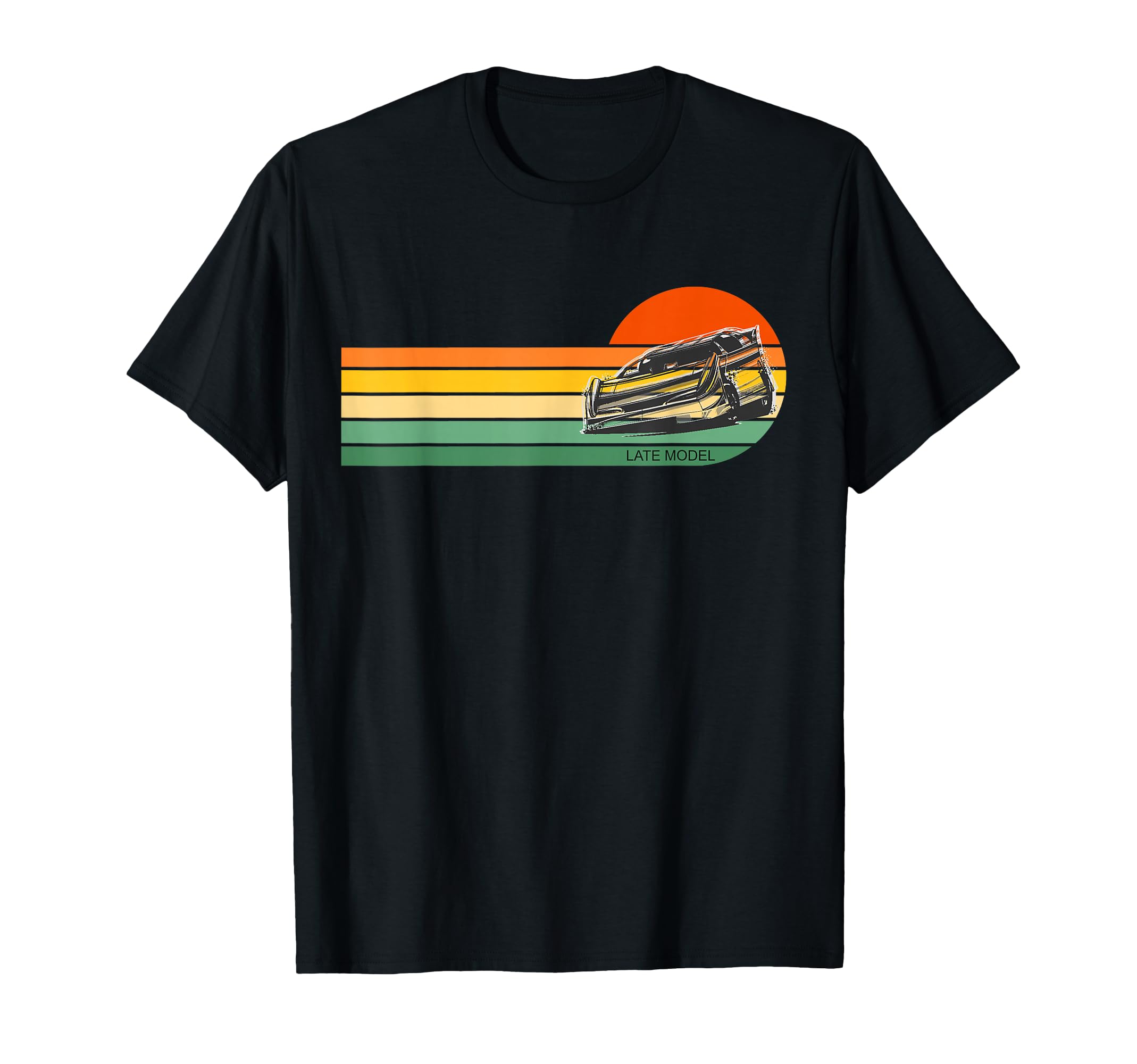 Sunset Late Model Dirt Track Racing T-Shirt - Trendy Graphic Unisex - T-Shirt, Sweatshirt, Hoodie