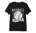Groovy Baseball Mama Baseball Sons T-Shirt - Minimalist Print Men Women - T-Shirt, Sweatshirt, Hoodie