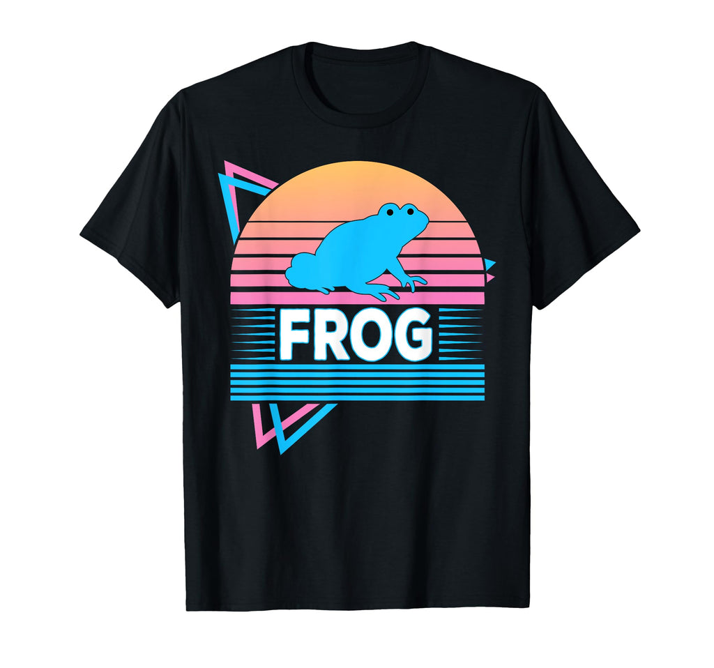 Frog Vaporwave Aesthetic T-Shirt - Unique Graphic for Adults - T-Shirt, Sweatshirt, Hoodie