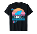 Frog Vaporwave Aesthetic T-Shirt - Unique Graphic for Adults - T-Shirt, Sweatshirt, Hoodie