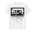 Cassette Music Notes Cassette Tape T-Shirt - Streetwear Style for Adults - T-Shirt, Sweatshirt, Hoodie