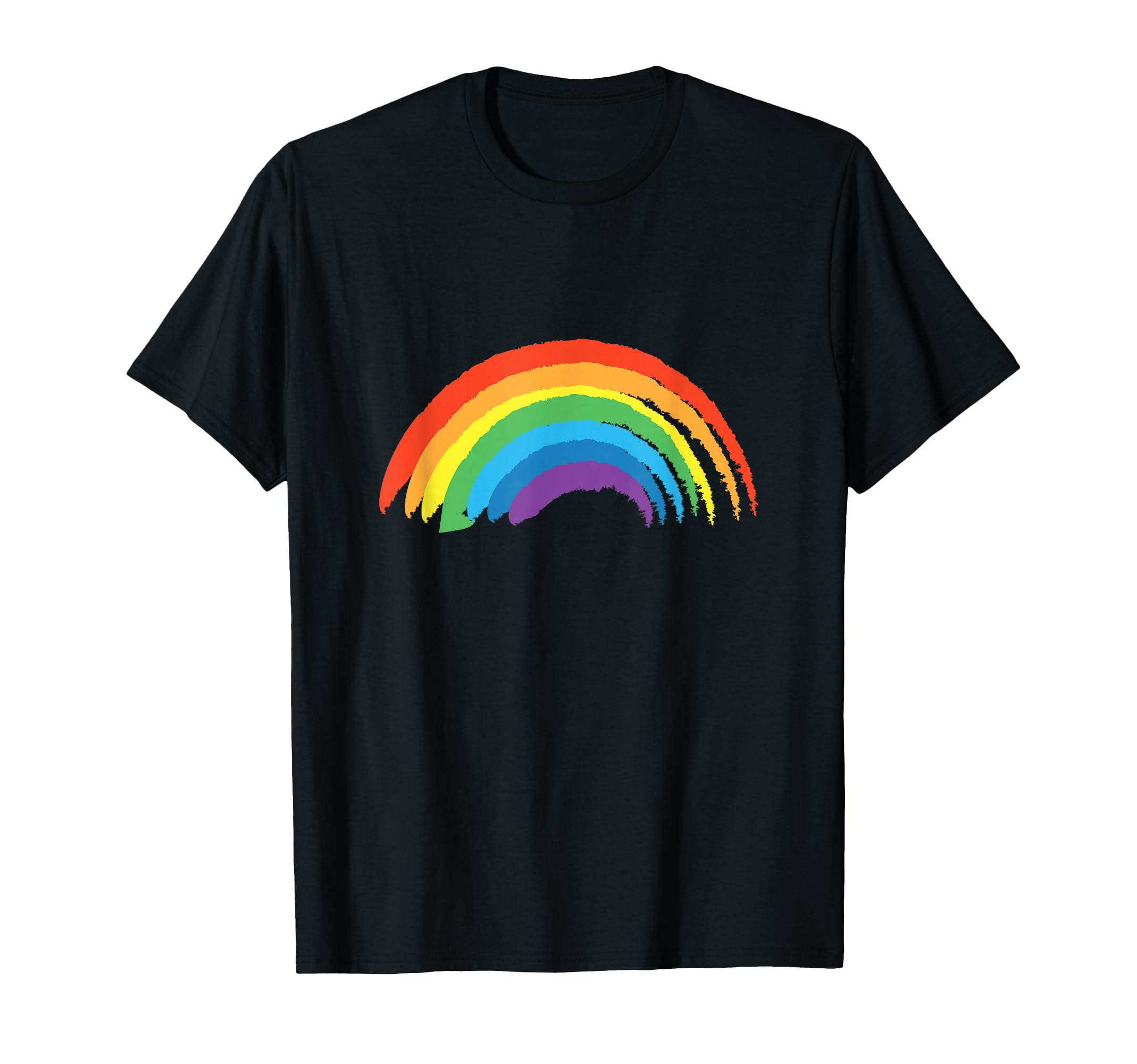 Rainbow Pride T-Shirt - Minimalist Print for Adults - T-Shirt, Sweatshirt, Hoodie