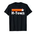 Distressed H Town Houston Texas T-Shirt - Minimalist Print Men Women - T-Shirt, Sweatshirt, Hoodie