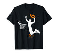 6 Year Old Basketball Dunk 6Th Birthday T-Shirt - Minimalist Print Unisex - T-Shirt, Sweatshirt, Hoodie