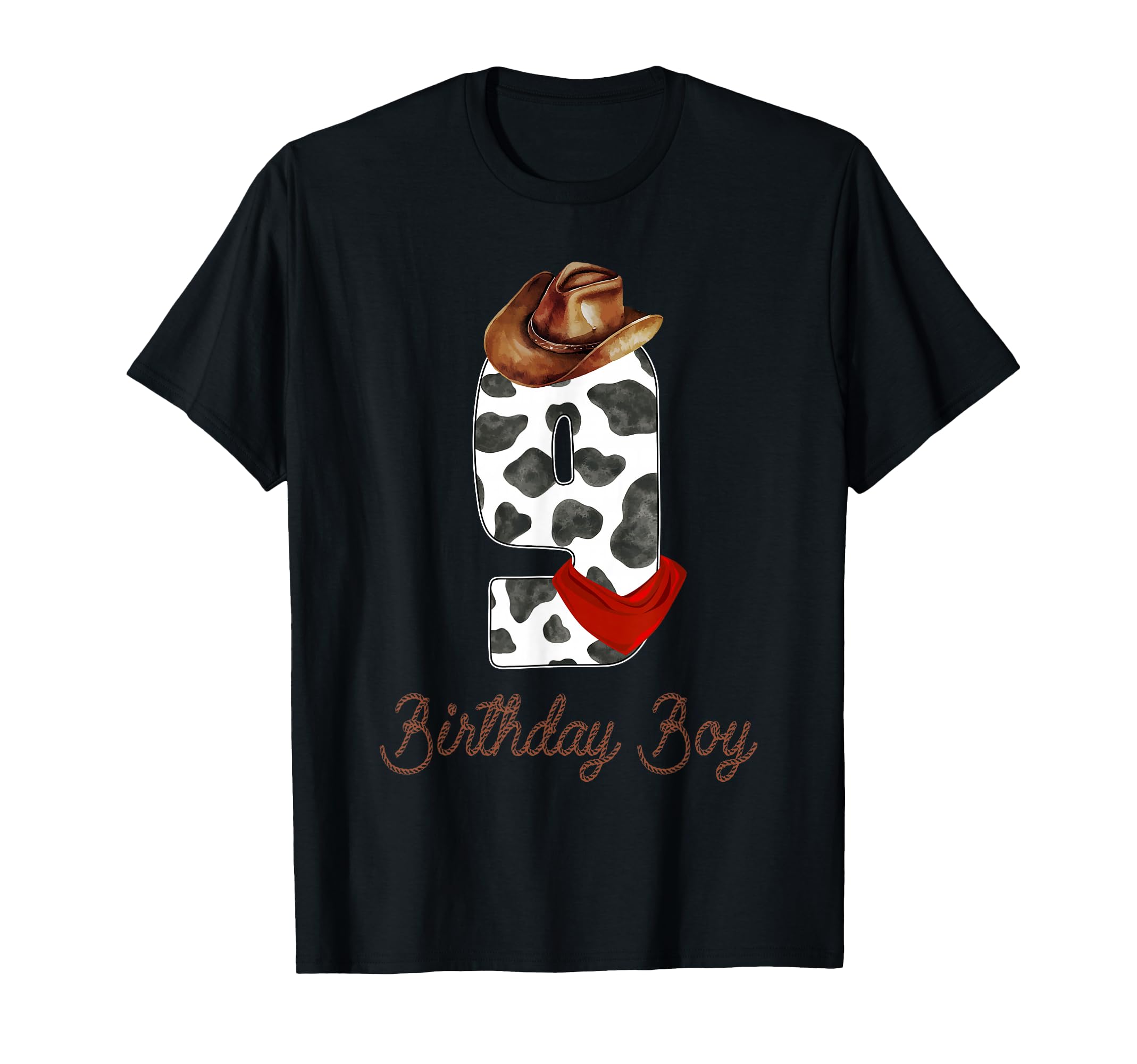 Its My 9Th Birthday 9 Years Old Cowboy T-Shirt - Custom Art Print Men Women - T-Shirt, Sweatshirt, Hoodie