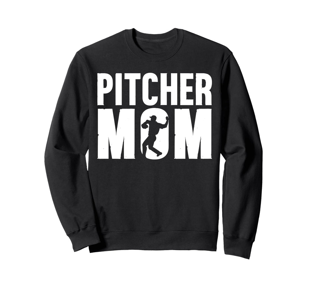 Baseball Pitcher Mom Baseball Sweatshirt - Trendy Graphic Men Women - T-Shirt, Sweatshirt, Hoodie
