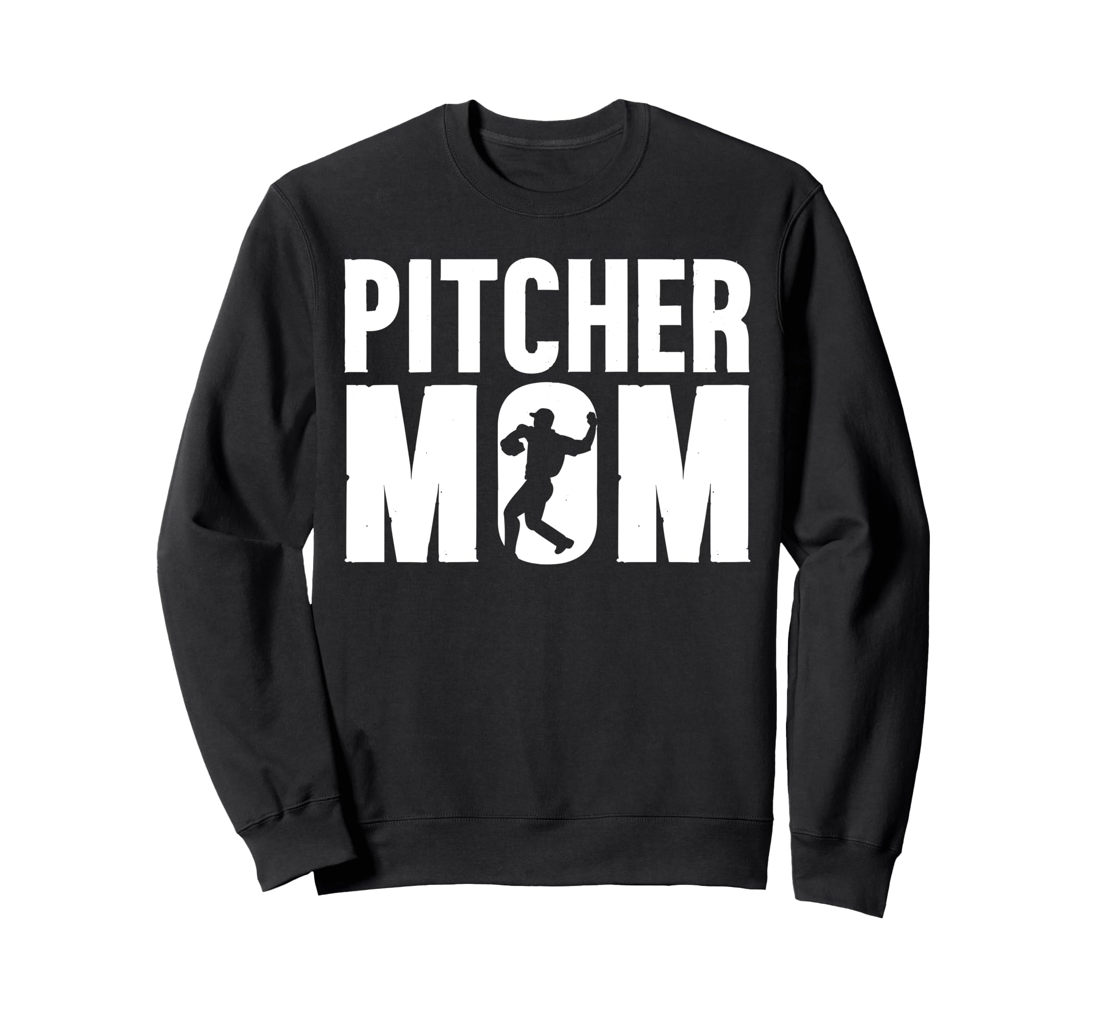 Baseball Pitcher Mom Baseball Sweatshirt - Trendy Graphic Men Women - T-Shirt, Sweatshirt, Hoodie