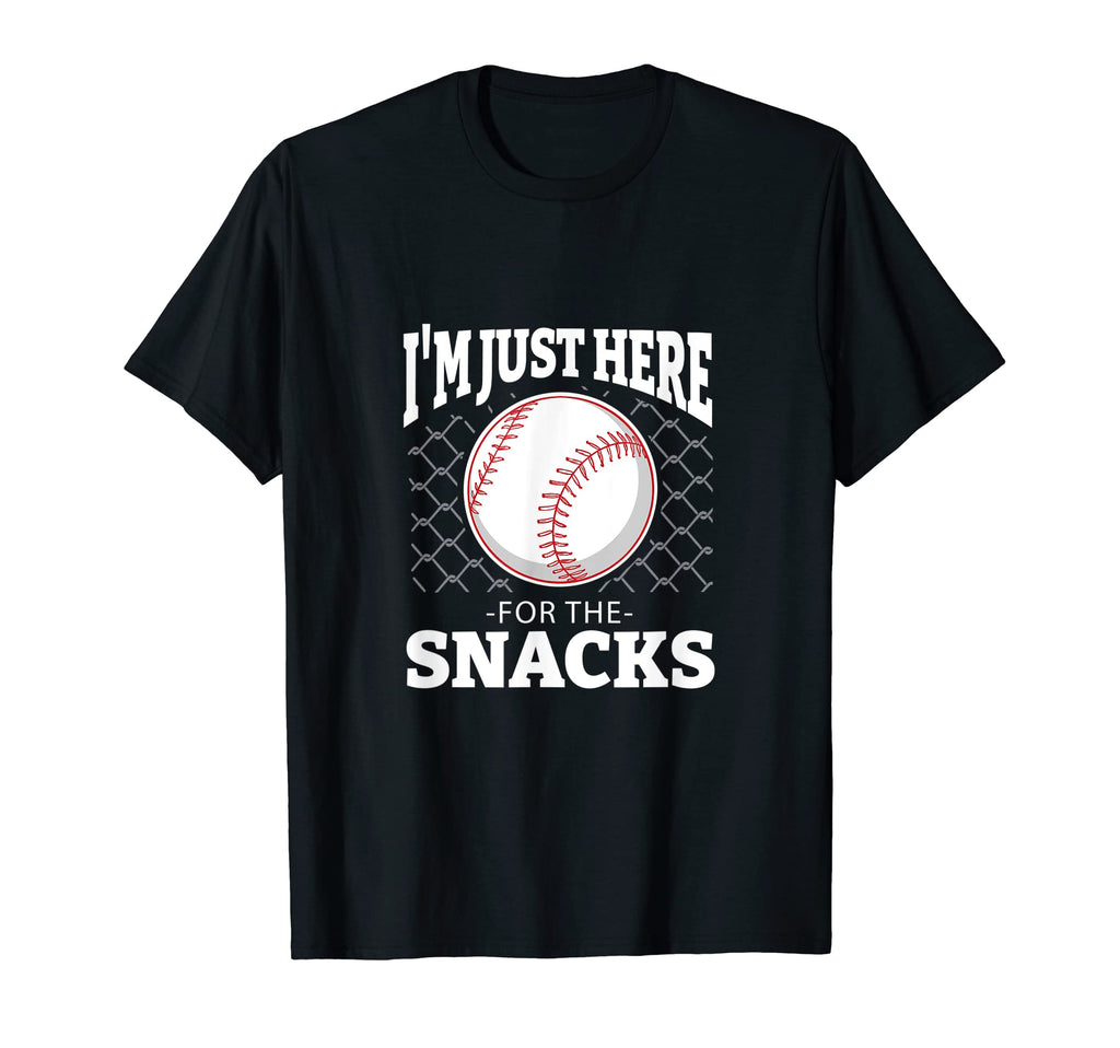 Im Just Here Snackd Funny Baseball T-Shirt - Streetwear Style Unisex - T-Shirt, Sweatshirt, Hoodie