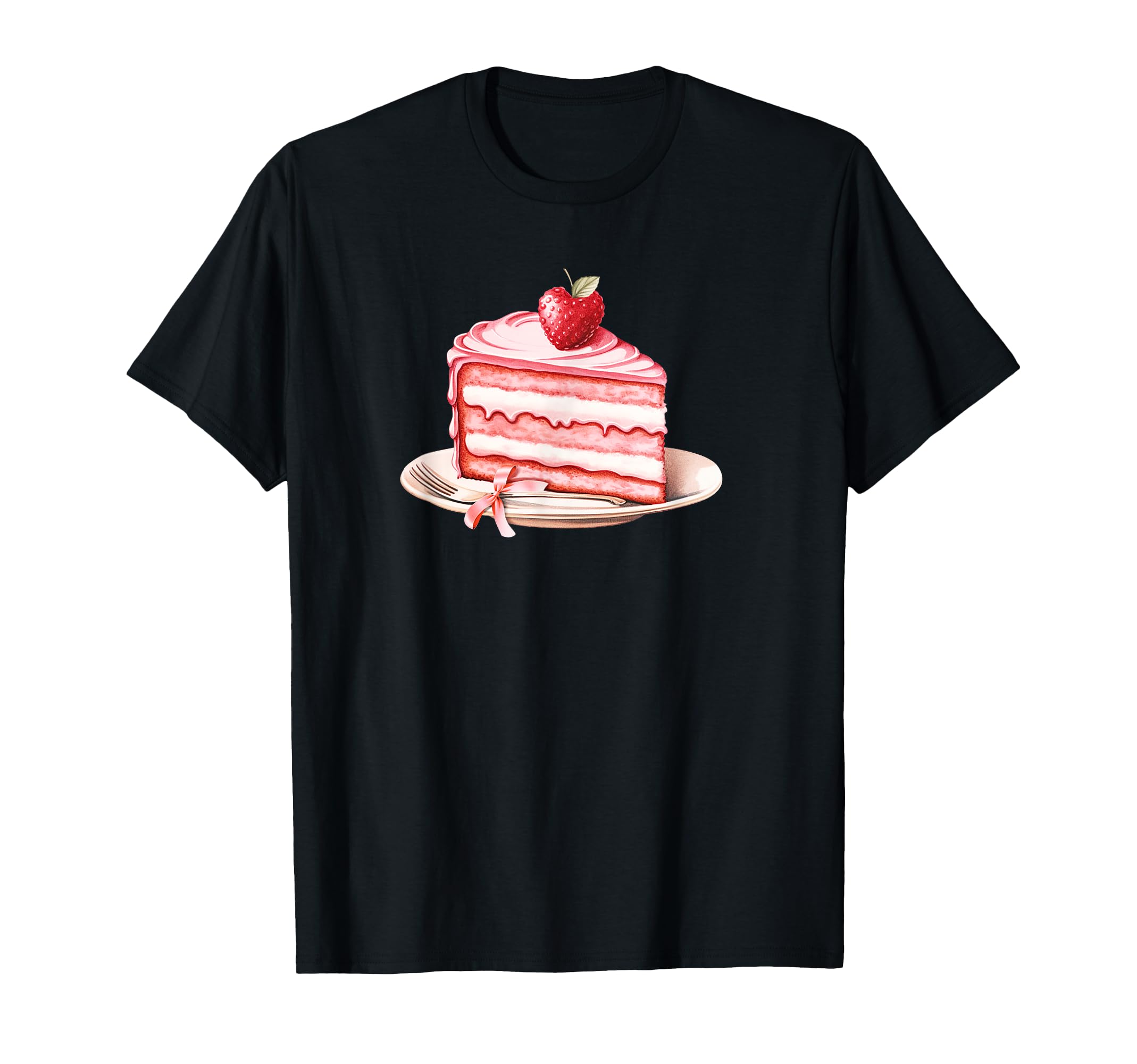 Coquette Strawberry Cake Girlcore Y2K T-Shirt - Trendy Graphic Men Women - T-Shirt, Sweatshirt, Hoodie