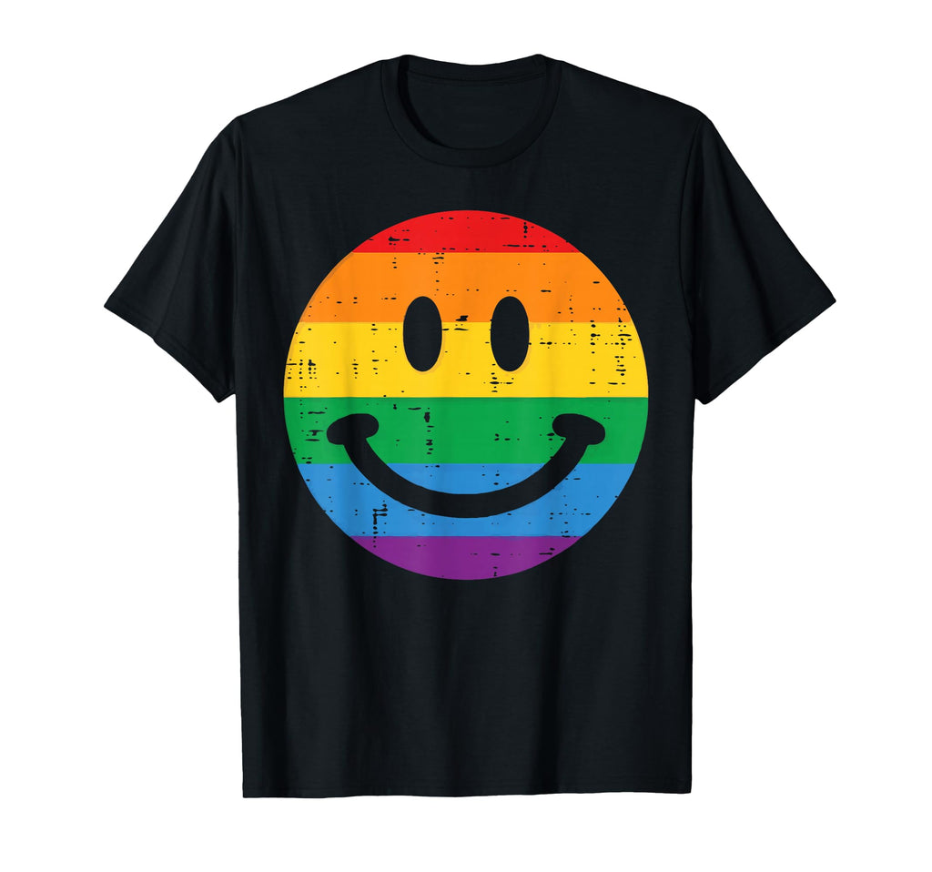 Gay Pride Month Smile Lgbtq Ally T-Shirt - Fun Novelty Design Men Women - T-Shirt, Sweatshirt, Hoodie
