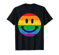Gay Pride Month Smile Lgbtq Ally T-Shirt - Fun Novelty Design Men Women - T-Shirt, Sweatshirt, Hoodie